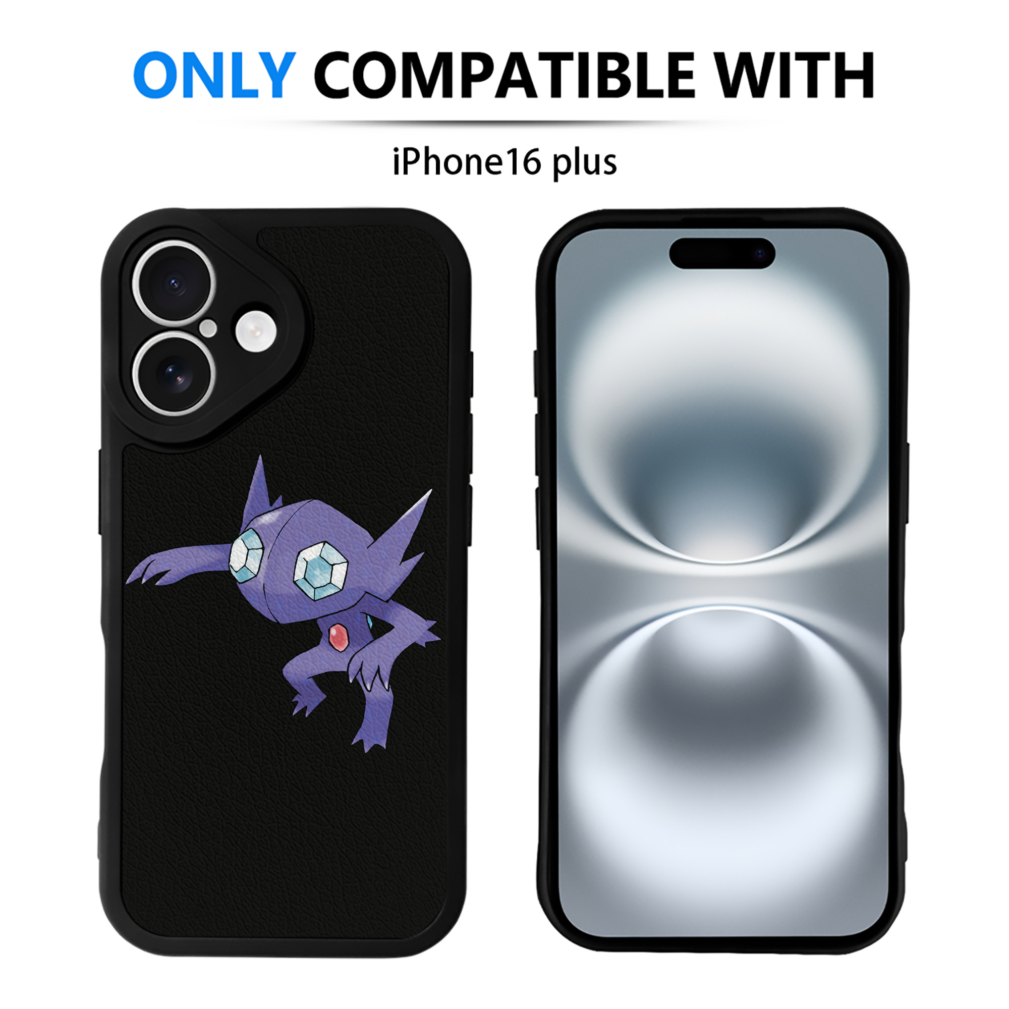 （画像用） ポケットモンスター Pokémon 【iPhone 16シリーズ対応】シリコンスマホケース（レザー調） 材質：シリコン
